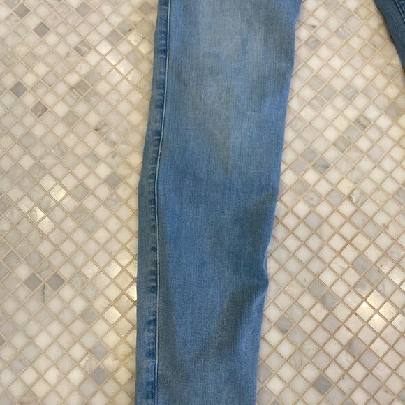 Abercrombie Kids Light Wash Jean Leggings - Picture 2 of 5